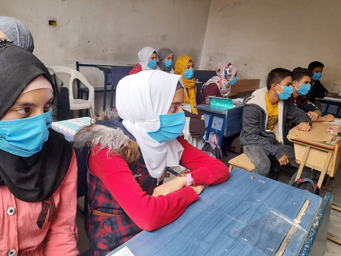 レバノンの学校におけるシリア難民・レバノン人のCOVID-19感染拡大防止支援事業