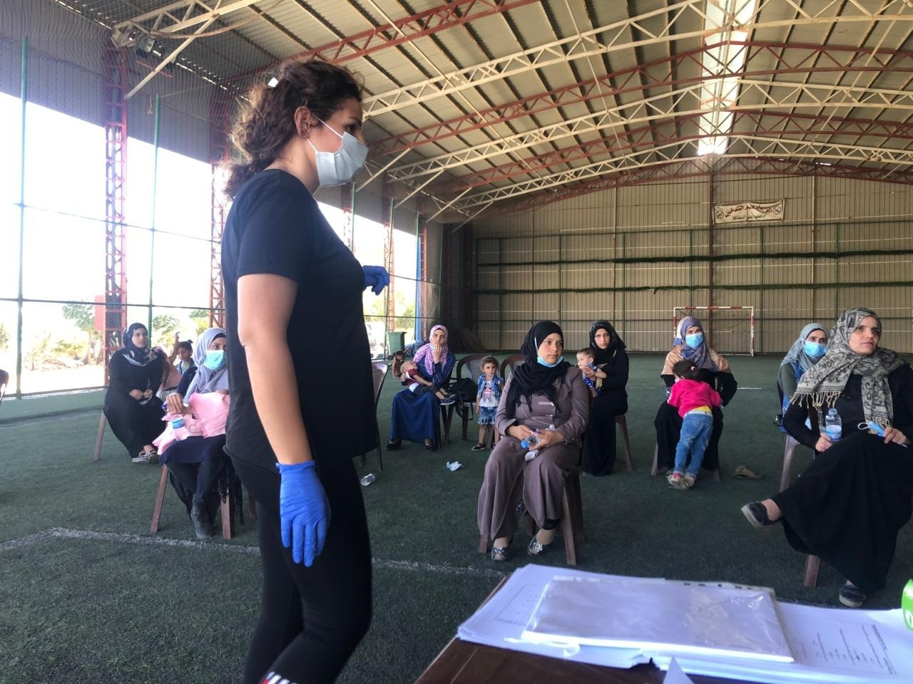 「シリア難民の身体と心の健康増進に」アルサールのシリア難民キャンプ 食糧支援事業の報告