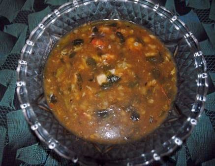 ジャフナの伝統的シーフードスープ『ジャフナ・クール』