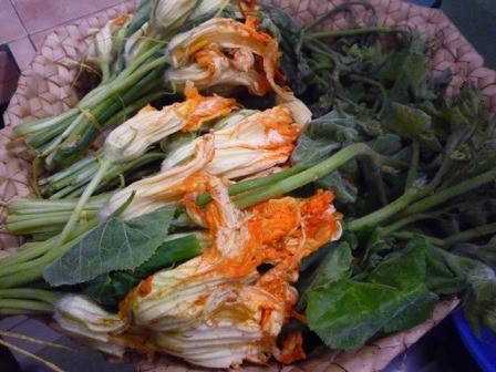 グルメレポート4　野菜の蔓（つる）を使った料理