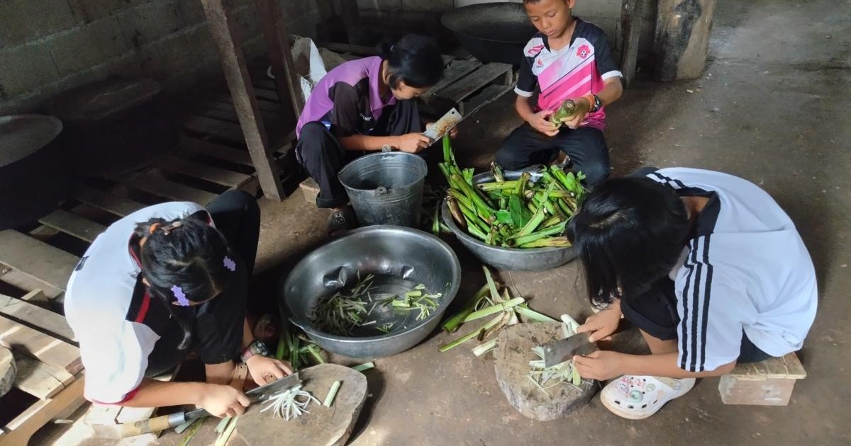 タイ国境地域、親と離れて暮らす子どもたち
