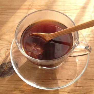 コーヒーを使ったレシピ ： あずきコーヒー