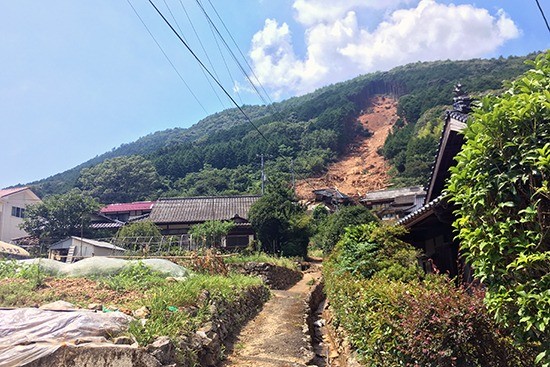 愛媛での豪雨被災者支援