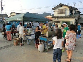 夏まつりレポート１　湊町４丁目 8/13