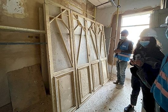 ベイルート爆発により破壊された歴史的建造物の修復、ビフォーアフターのご報告
