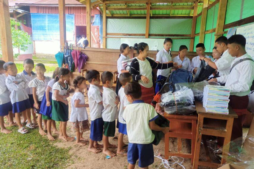 避難先でも学びを止めないために─ミャンマー国内避難民の子どもたちへの教育支援